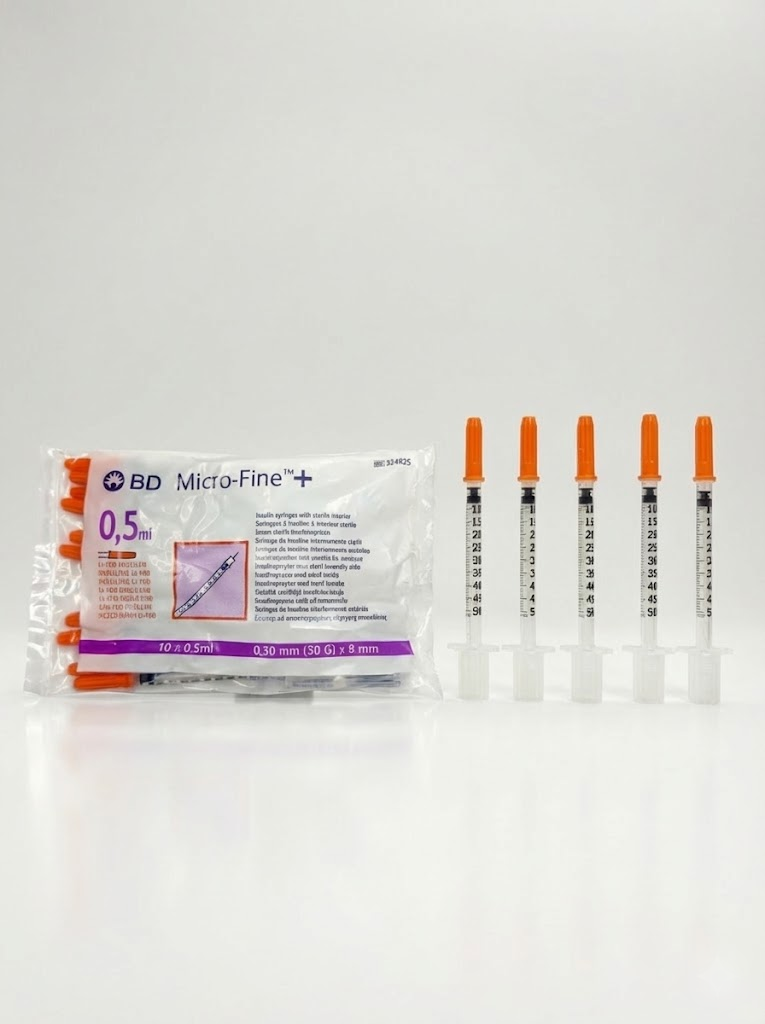 Lumo Peptides insulinespuiten 0,5 ml U100
