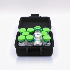 Peptide Bewaarkoffer 10 vials (Zwart)